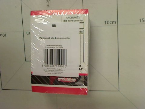 Druk samokopiujący A7 Rachunek dla konsumenta 100k. Stolgraf (R5)