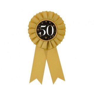 Kotylion 50 urodziny, złoty złoty Godan (YH-KJ50)