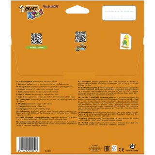 Kredki ołówkowe Tropicolors 2 24 kol 24 kol. Bic Kids (832568)