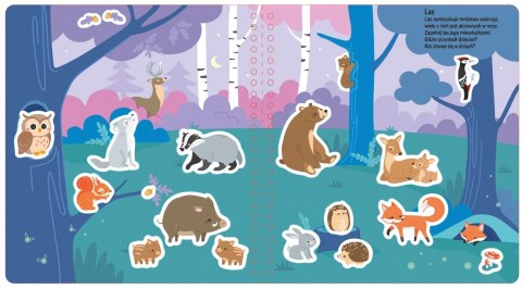 Książka dla dzieci Naklej odklej. Zwierzęta. Morex