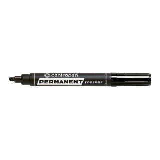 Marker permanentny 8576 wkład czarny 2,0-5,0mm ścięta końcówka Centropen (585760112)