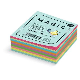 Notes samoprzylepny (karteczki) mix 225k [mm:] 75x75 Interdruk (IKARSAM225MC)