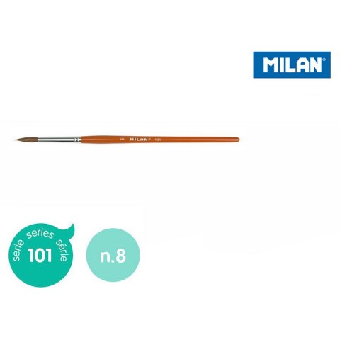 Pędzel 101 8 nr 8 Milan (80308/6)