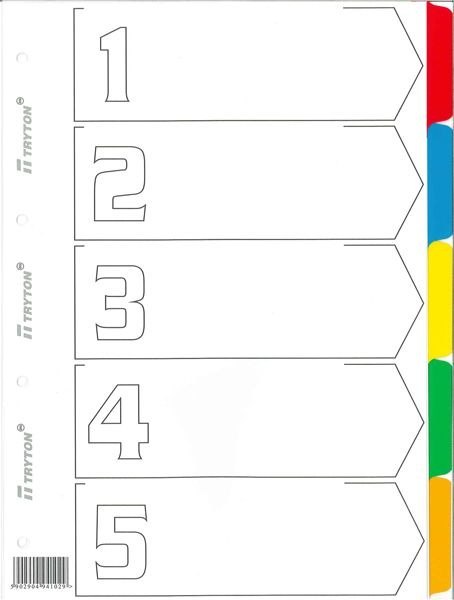 Przekładka czysta 102 A4 biała 170g 5k Tryton (TRY-02-02)