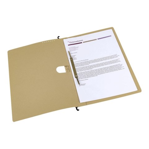 Skoroszyt A4 Vertic Ultimate wiszący brązowy karton 230g Elba (100081039)