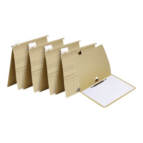 Skoroszyt A4 Vertic Ultimate wiszący brązowy karton 230g Elba (100081039)