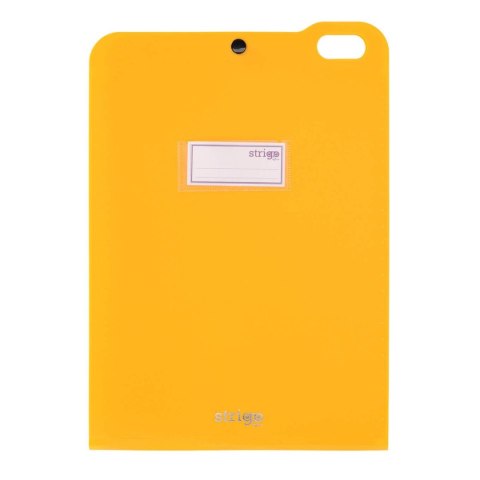 Teczka konferencyjna A4 pomarańczowy neon pp 5 przekładek 5905658812225 pomarańczowy polipropylen PP Strigo (SF070)