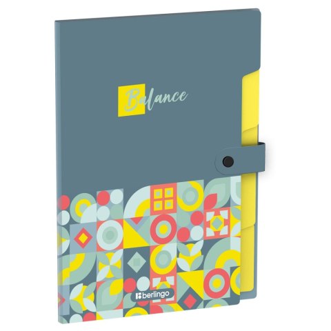 Teczka z przegródkami A4 kolor: mix 5 przegródek Berlingo (Balance)