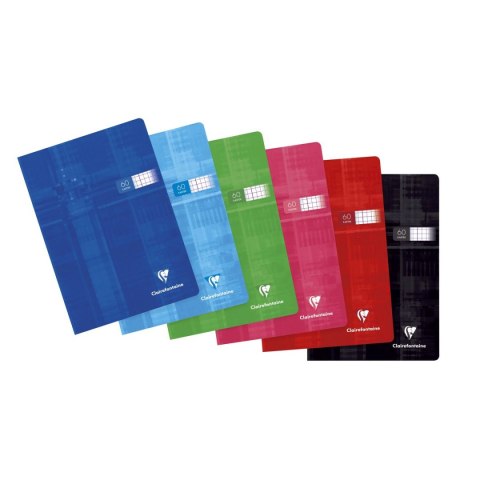 Zeszyt A5 63552AMXC CF 60k. 90g krata Clairefontaine