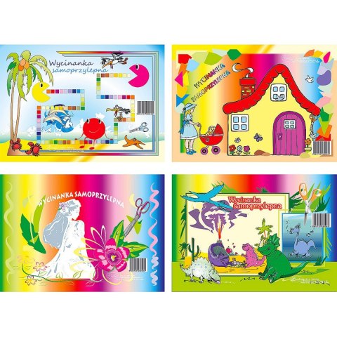 Zeszyt papierów kolorowych A5 8k Protos