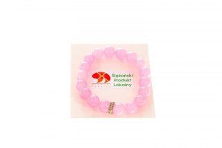 Bransoletka bransoletka jadeit górski różowy 10 Mol