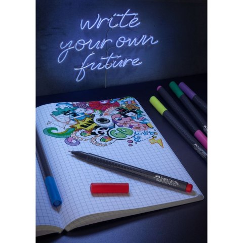 Cienkopis Grip wkład mix 0,4mm 5kol. Faber Castell (151604FC)