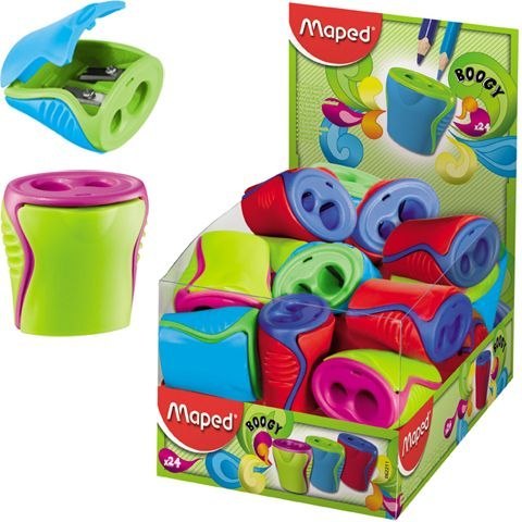 Temperówka BOOGY Z POJEMNIKIEM 2 OTWORY mix Maped (062211)