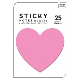 Zakładki indeksujące HEARTS 75X68 [mm:] 76x68 Interdruk (5902277327154)