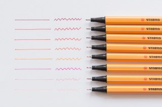 Cienkopis wkład czerwony 0,4mm 1kol. Staedtler