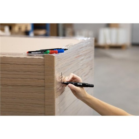 Marker permanentny zielony wkład zielony 1-4mm ścięta końcówka Memobe (MM201-04)