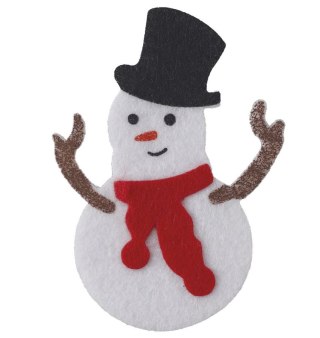 Naklejka (nalepka) Craft-Fun Series bałwanki Titanum (DIY-CH-MA-012)