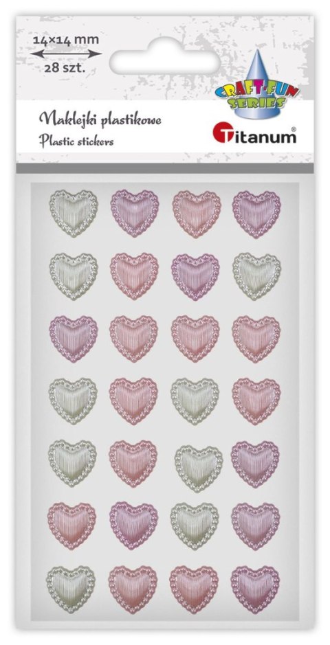 Naklejka (nalepka) Craft-Fun Series serca Titanum (24CY03121)
