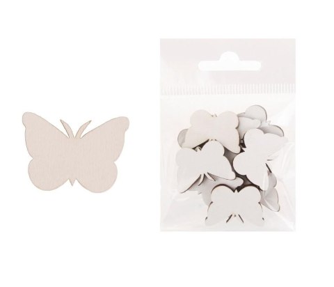 Ozdoba drewniana MOTYL DRM112B Sadpex (12 SZT)