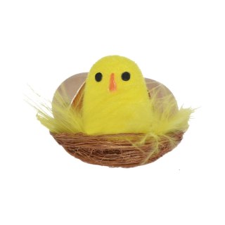 Ozdoba wielkanocna Kurczaczek w gniazdku [mm:] 50 Arpex (TX7545)