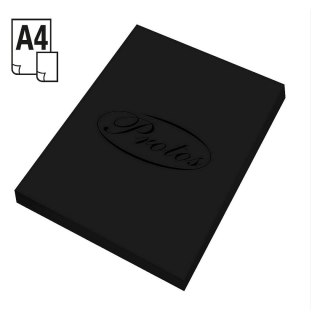 Papier kolorowy A4 czarny 50k. 160g Protos