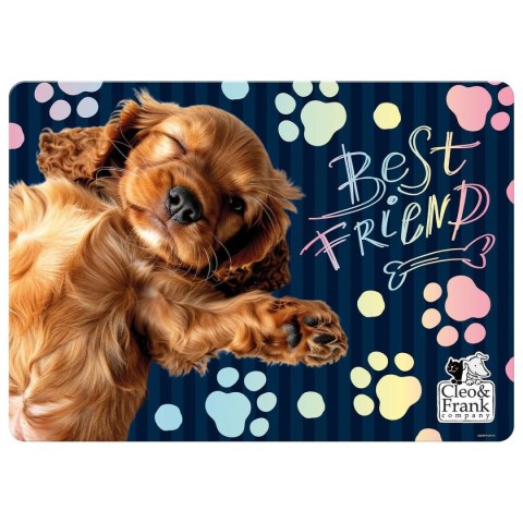 Podkład na biurko Cleo i Frank mix nadruk PVC PCW Derform (PLACF44)