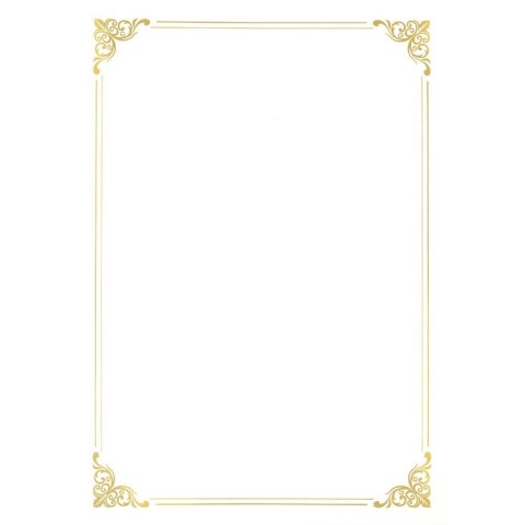 Dyplom A4 gold 190g Galeria Papieru (210819)