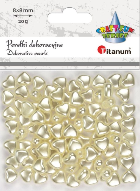 Koraliki kreatywne Craft-Fun Series Perełki serduszka Titanum (24BR0201-89-82)