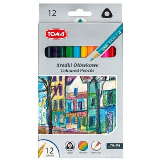 Kredki ołówkowe 12 kol. Toma