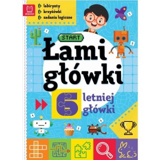 Książka dla dzieci Łamigłówki 6-letniej główki Aksjomat