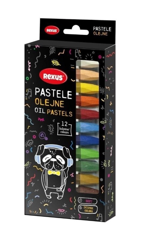 Pastele olejne rexus teens 12 kol. Rexus