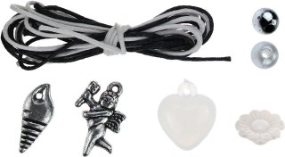 Perełki Craft-Fun Series zestaw do zrobienia biżuterii Titanum (BR230008-silver)