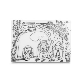 Podkład na biurko FUNNY MAT TRANSPARENT SAFARI sfu1055 polipropylen PP [mm:] 335x480 Strigo (8681379310550)
