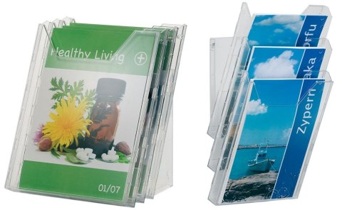 Pojemnik na dokumenty pionowy A4 Combiboxx bezbarwny plastik Durable
