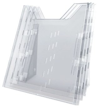 Pojemnik na dokumenty pionowy A4 Combiboxx bezbarwny plastik Durable