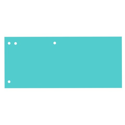 Przekładka czysta 1/3 A4 niebieska 190g 100k [mm:] 240x105 Tres (PKI240/NIEB)