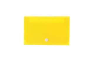 Teczka z przegródkami MINI organizer harmonijkowy na zatrzask 5903242102875 B6 kolor: żółty Tetis (BT613-Y)