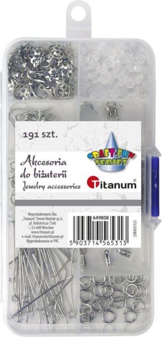 Zestaw do tworzenia biżuterii Craft-Fun Series Akcesoria do biżuterii Titanum (25BJ033123)