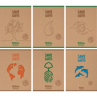 Zeszyt A5 Eco Line 80k. 70g krata Herlitz (9577735)