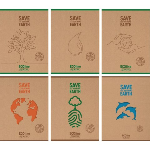 Zeszyt A5 Eco Line 80k. 70g krata Herlitz (9577735)