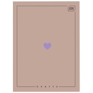 Zeszyt A4 Uv Hearts A4 80# 80k. 70g krata