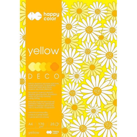 Zeszyt papierów kolorowych A4 170g 20k Happy Color (HA 3717 2030-012)