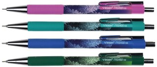 Długopis olejowy WOOD 108 drzewa wkład niebieski 0,7mm Vinson