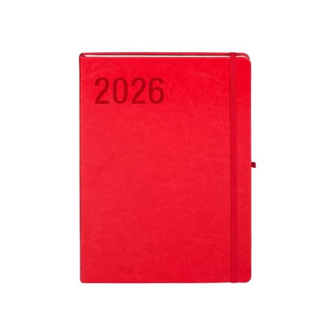Kalendarz książkowy (terminarz) 2026 FORMALIZM TDW A4 Antra (CZERWONY)