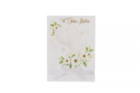 Kartka składana A5 Ślub Agamis (A5 kokarda)