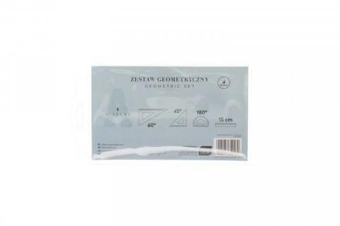 Komplet geometryczny 4 el. Interdruk