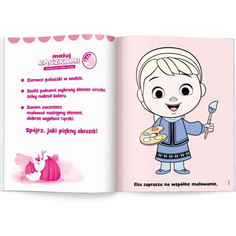 Książka dla dzieci Disney Maluch. Maluj Rączkami Ameet