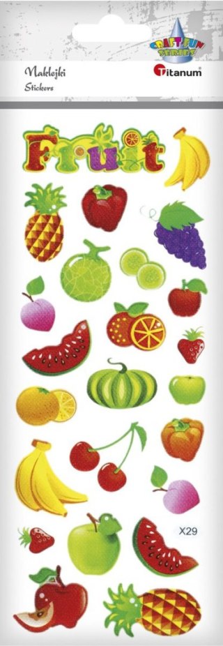 Naklejka (nalepka) Craft-Fun Series owoce Titanum (X29)