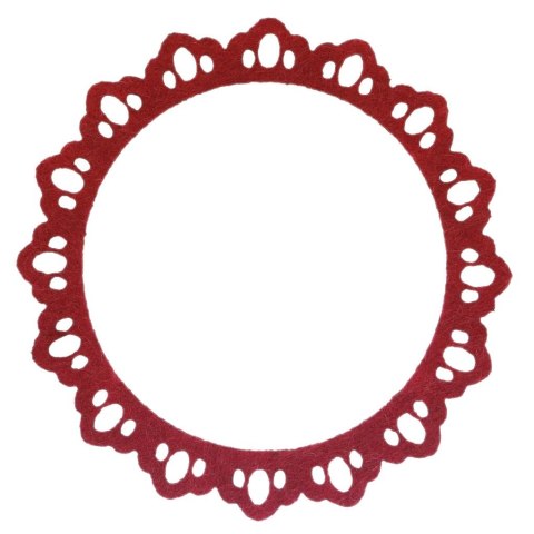 Ozdoba filcowa Craft-Fun Series ramka koronka Titanum (X104)