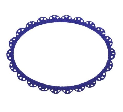 Ozdoba filcowa Craft-Fun Series ramka koronka Titanum (X104)